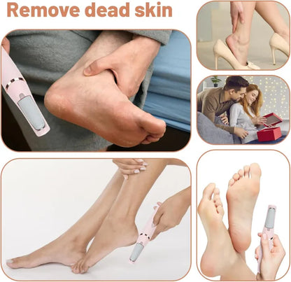 Rechargeable Electric Foot Callus Remover – Portable Pedicure Tool for Smooth & Soft Feet